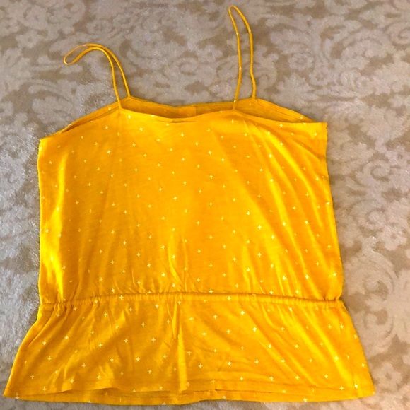 Yellow tank top with adjustable waist strap - never worn - Picture 2 of 2